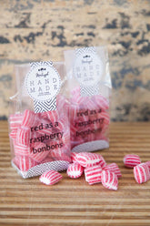 Bonbons Raspberry (Red & White Stripes)